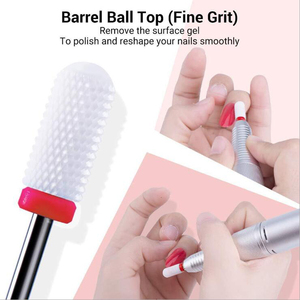 Brocas de Cerámica de Alta Calidad <span class=keywords><strong>para</strong></span> <span class=keywords><strong>Uñas</strong></span>, Carburo XXC, Gran Venta <span class=keywords><strong>para</strong></span> Uso Profesional en Salones de Manicura Acrílica - Product Image 4