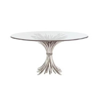 Table à manger sur mesure de luxe, design royal, en bois doré, plateau en cuivre, acier inoxydable, fabrication artisanale, écologique, pour hôtel moderne