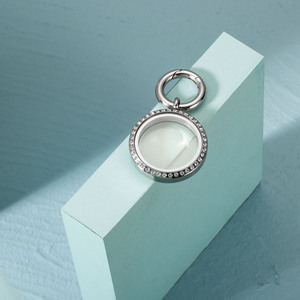 Custom 30mm in acciaio inox magnetico <span class=keywords><strong>Floating</strong></span> Glass ciondoli portachiavi mamma - Product Image 5