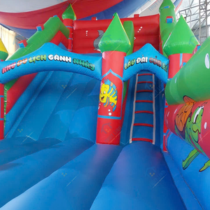 Características de Fácil Instalación: Castillo Hinchable de Peces para Parques de Diversiones, 5m x 10m, Material PVC, Aplicación de Juego Vietnamita - Product Image 2