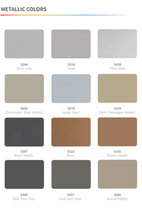 Panneau composite en aluminium ACP moderne ignifuge de 6 mm, échantillon gratuit disponible, utilisation en extérieur, matériaux de façade pour bâtiments d'hôtels en provenance de Chine - Product Image 5
