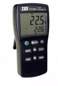 เครื่องวัดอุณหภูมิ TES-1319A นำเข้าจากต่างประเทศ เครื่องวัดอุณหภูมิแบบเทอร์โมคัปเปิล เครื่องวัดอุณหภูมิแบบสัมผัส พร้อมฟังก์ชันบันทึกและอ่านค่าแบบแมนนวล - Product Image 3