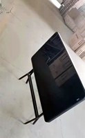 Table pliante en verre trempé de cuisine de haute qualité pour la maison moderne