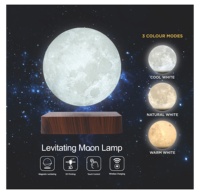 HCNT – lampe de lune magnétique en lévitation, impression 3D, flottante, veilleuse