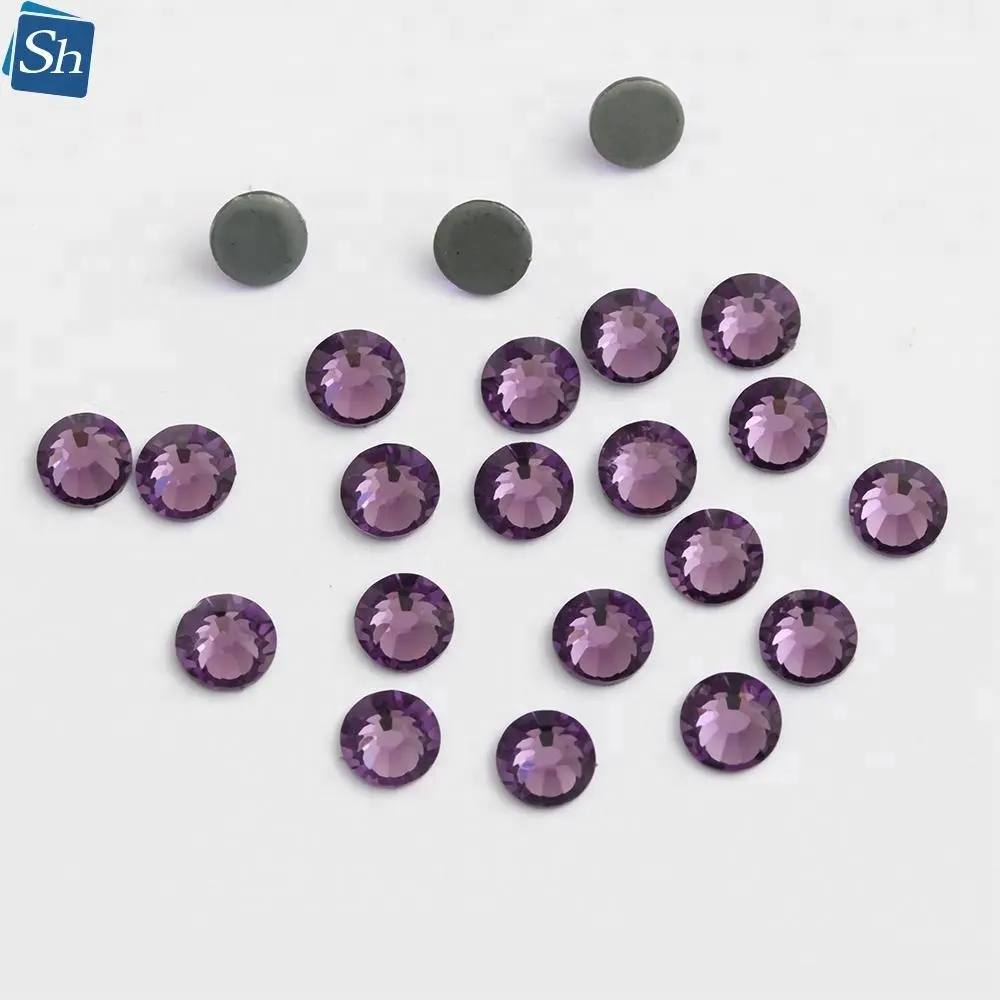Factory Wholesale Hotfix Flatback Loose Glass Stone Crystal Strass Rhinestone For Nail Art/Shoes/Bags/Garment Accessories