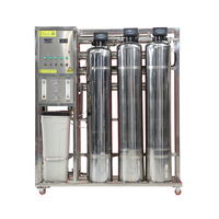 Usine de traitement d'eau par osmose inverse industrielle semi-automatique électrique 1000 LPH pour l'eau de puits, l'eau du robinet, les bouteilles et l'emballage en fûts