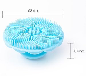 Brosse nettoyante pour le visage en silicone souple portable, exfoliant doux pour le visage et nettoyant en profondeur pour les pores, pour femmes et hommes - Product Image 2
