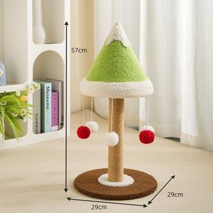 Árvore de Escalada para Gatos em Sisal Verde com Brinquedo de Bola, Arranhador para Gatos, Árvore de Natal para Gatos, Atacado <span class=keywords><strong>2026</strong></span> - Product Image 5