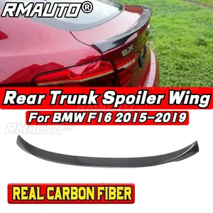 สปอยเลอร์หลังสำหรับ BMW X6 F16 ปี 2015 2016 2017 2018 2019 ชุดแต่งสีดำเงา สปอยเลอร์ฝากระโปรงท้ายรถยนต์ BMW F16 อุปกรณ์ตกแต่งรถยนต์ - Product Image 1