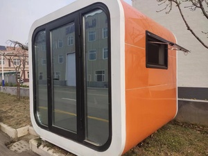 Meilleures ventes : Maison conteneur modulaire préfabriquée Apple Cabin, magasin de détail en bord de mer, maison de vacances, mini-<span class=keywords><strong>espace</strong></span> de vie - Product Image 3