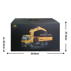 Camión Volquete de Madera a Control Remoto LEHOO <span class=keywords><strong>Huina</strong></span> <span class=keywords><strong>1575</strong></span> 26CH 1/14, Modelo de Juguete de Aleación con Control Remoto de 2.4G - Product Image 6