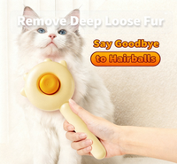 Peigne à poils pour animaux BPlus, peigne à aiguilles pour chat, peigne pour chien, 140 dents pour éliminer les poils flottants, brosse pour animaux, éliminateur de poils pour animaux, accessoires de toilettage pour chats