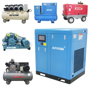 انخفاض مستوى الضجيج APCOM مصنع الجملة aircompressors الهواء compresor دي اير ضاغط لولبي ضاغط الهواء