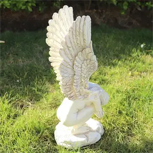 도매 정원 장식 장식 수지 공예 홈 장식 액세서리 수양 천사 동상