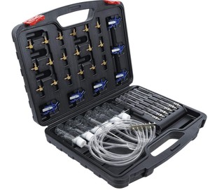 Kit de herramientas de prueba de flujo de inyector diésel 24 piezas conjunto de probador de combustible de adaptador de riel común - Product Image 2