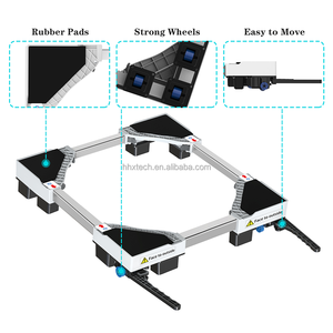 <b>Washing</b> <b>Machine</b> Stand Fridge Stand with <b>Wheels</b> Adjustable Trolley Fridge Stand Base with Brake <b>Wheels</b> Easy to Install - Product Image 2