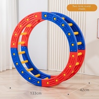 Équipement d'entraînement à l'intégration sensorielle pour enfants, poutre d'équilibre en plastique en forme de quart de cercle, structure d'escalade, 3-6 ans, utilisation en maternelle, pour enfants