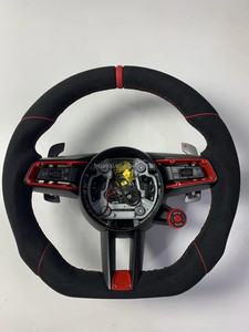 Funda de Volante Deportiva de Cuero y Fibra de Carbono PU Cosida a Mano para Serie 3 M4 X3 X6-E82/E87/E88/E90/ECM/E91/M3/E92/E93 - Product Image 1