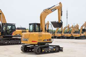 Para excavadora sobre orugas SANY SY75c de alta calidad en buenas condiciones, superpotencia con motor central, bomba de Motor, caja de cambios, ventas al contado - Product Image 2