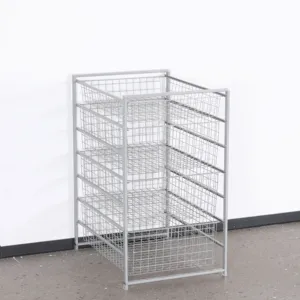 Metal stand Rack Handmade Bulk Large capacity pantry cabinet wire basket For Kitchen Storage