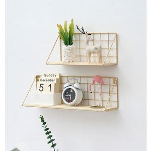 Ins Creative Style Hanging Shelving Wall Decoration Nordic Style Wall Shelving <b>Storage</b> Rack Living Room - Product Image 1