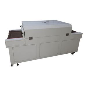 เตาอบแห้งอินฟราเรดอัตโนมัติสภาพใหม่ สำหรับร้านอาหารและอุตสาหกรรมฟาร์ม อุปกรณ์หลังการพิมพ์สำหรับเสื้อยืดแบบเรียบ สิ่งทอ พลาสติก พร้อมมอเตอร์ - Product Image 1