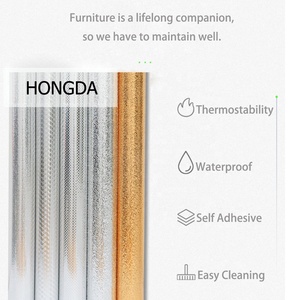 Vendita calda Glitter reticolo PVC + PET metallico resistente al fuoco adesivo resistente al fuoco foglio di alluminio decorazione <span class=keywords><strong>cucina</strong></span> carta <span class=keywords><strong>da</strong></span> <span class=keywords><strong>parati</strong></span> - Product Image 6