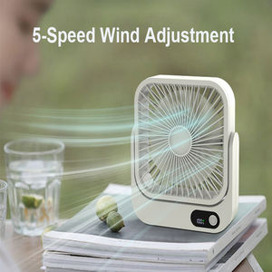 USB Mini Magnetic Smart Electric <b>Cooling</b> <b>Air</b> Conditioner Table <b>Fan</b> DC Portable USB <b>Fans</b> for Office Student Dormitory Bedside - Product Image 4
