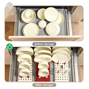 Support OEM Factory Expandable Cutlery <b>Dish</b> Drainer Kitchen Plastic Storage <b>Rack</b> Organizer Extendable <b>Dish</b> Drying <b>Rack</b> - Product Image 6