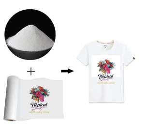 Polvo adhesivo de fusión en caliente TPU blanco para impresión de transferencia de calor DTF Anti migración - Product Image 2