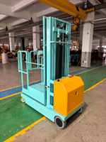 Chariot élévateur autopropulsé motorisé, charge maximale 300 kg, hauteur de levage 3,3 m, chariot élévateur compact à batterie