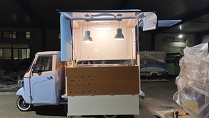 Ape <span class=keywords><strong>Piaggio</strong></span> Food Truck, Triciclo de Comida, Carrito de Comida, Remolque de Comida Móvil, <span class=keywords><strong>Piaggio</strong></span> Ape de <span class=keywords><strong>3</strong></span> <span class=keywords><strong>Ruedas</strong></span>, <span class=keywords><strong>Precio</strong></span> en EE. UU. - Product Image 4