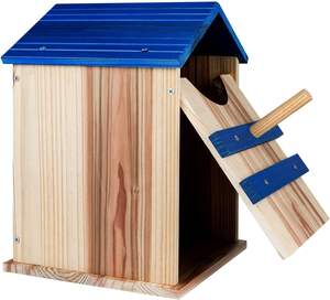 Большая деревянная коробка для совы - Product Image 6