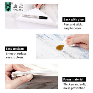 Pegatinas de <span class=keywords><strong>pared</strong></span> 3D decoración del hogar para habitación de niños pegatina de PVC papel pintado flores pegatinas de <span class=keywords><strong>pared</strong></span> ladrillo - Product Image 2