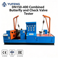 Banco de Pruebas de Válvulas con Abrazadera Hidráulica Horizontal DN150-400 para Válvulas Industriales