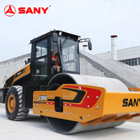 Rouleau compresseur combiné SANY de 2,9 tonnes avec une force centrifuge de 28/46 kN pour le compactage de l'asphalte et des routes