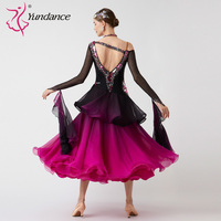 B-24030 personnalisé nouvelle robe de danse de salon standard international robes de danse de salon en soie perlée de haute qualité à vendre