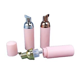30 tooth PET frosted powder foam bottle electric gold-plated rose gold and silver pump head cosmetic plastic bottle