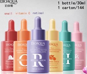 BIOAOUA suero 30ml Retinol VC Caracol nicotinamida <span class=keywords><strong>HA</strong></span> Suero 6 tipos hidratante suavizante brillo nutritivo tóner - Product Image 2
