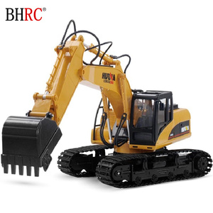Camión Excavador de Control Remoto 1550 1/14 2.4G 15CH, Simulación Realista de Camión de Ingeniería con Agarre para Madera, Juguetes de Excavadora RC - Product Image 2