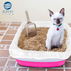 कस्टम बिल्ली के साथ हैंडल 180 के साथ कस्टम बिल्ली लीटर बैग बायोडिग्रेडेबल एपई लीक प्रूफ निपटान पॉप अपशिष्ट पिक अप बैग - Product Image 3