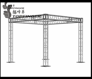 Altavoz de techo de aluminio ligero Fondo de escenario portátil Conexión rápida Sistema de armazón modular TUV Certificado TFR Marca Eventos - Product Image 4