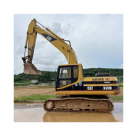 Pelle hydraulique sur chenilles CAT 320BL d'occasion Caterpillar 320BL Pelleteuse CAT de haute qualité 20 tonnes d'occasion