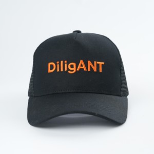 Gorra de malla de camionero de béisbol bordada personalizada para hombre de Color sólido transpirable de alta calidad 100% algodón - Product Image 2