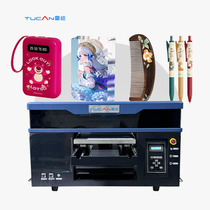 เครื่องพิมพ์ยูวีแบบแท่นราบ A2 สำหรับพิมพ์อะคริลิก ไม้ แก้ว โลหะ เคสมือถือ พิมพ์ได้โดยตรงด้วยหัวพิมพ์ XP600 <span class=keywords><strong>Epson</strong></span> I3200 - Product Image 2