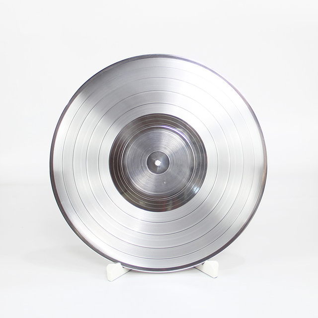 Custom Silvery 7 10 12 Inch Vinyl Records for Disk Replication & Printing