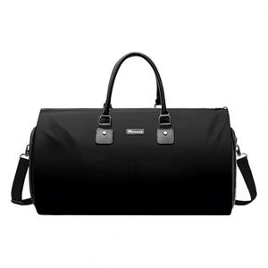 Échantillon gratuit : Housse de costume multi-usages pliable en polyester végétalien, résistante à l'eau, sac à vêtements pour homme en polyester véritable de qualité supérieure - Product Image 2