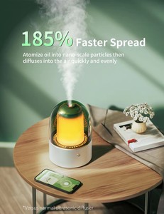 Kích thước nhỏ xách tay wifi không nước hương thơm khuếch tán tinh dầu siêu âm Khuếch tán nhỏ hương liệu nhà không khí mùi hương máy - Product Image 3