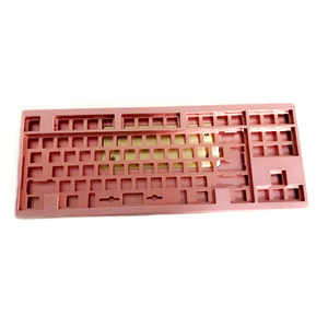 Boîtier de clavier mécanique en aluminium anodisé, kit de bricolage, fait main, avec laiton, <span class=keywords><strong>plaque</strong></span> en <span class=keywords><strong>polycarbonate</strong></span>, cnc, rapide, pièces - Product Image 3