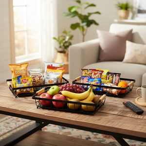 Panier à fruits, légumes et <span class=keywords><strong>pain</strong></span> à 3 niveaux de grande capacité, organisateur en métal pour économiser de l'espace sur le comptoir - Product Image 4